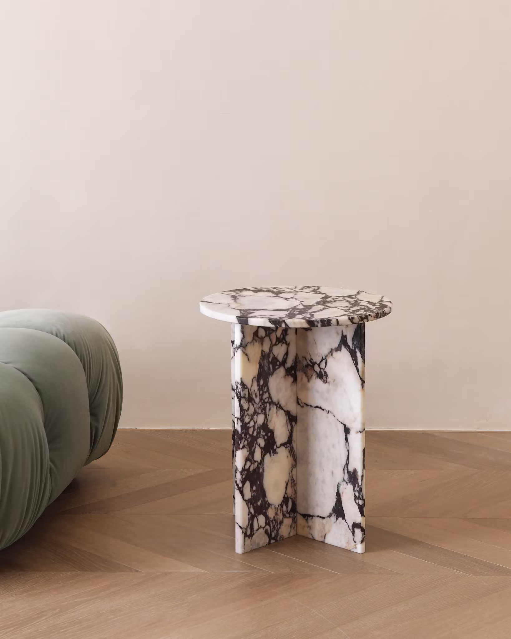 COMO Side Table Calacatta Viola