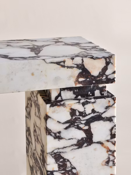 Harper Console Table 120cm Calacatta Viola