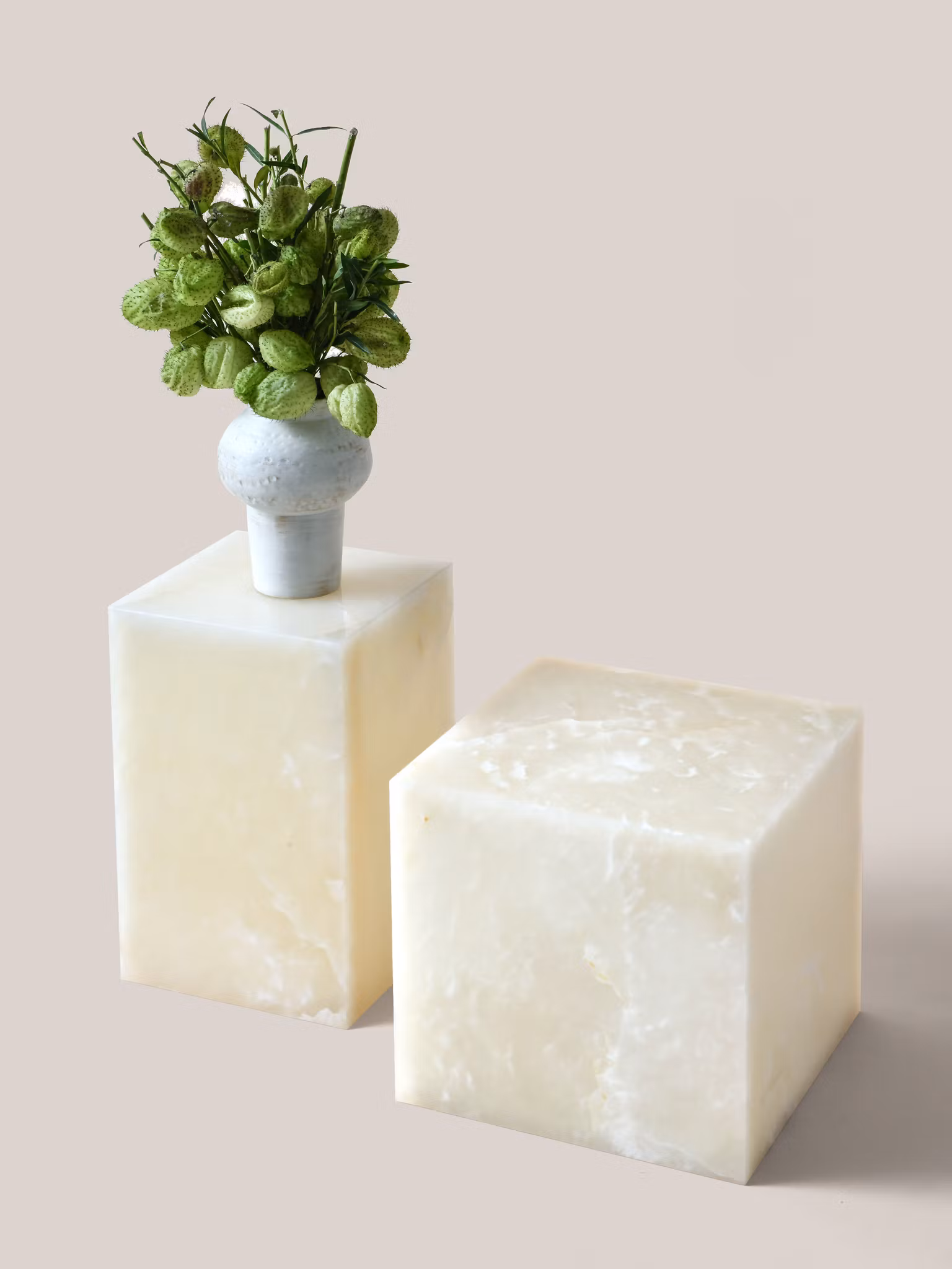 Flair Cube White Onyx
