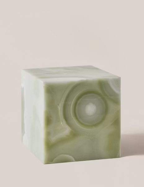 Flair Cube Light Green Onyx