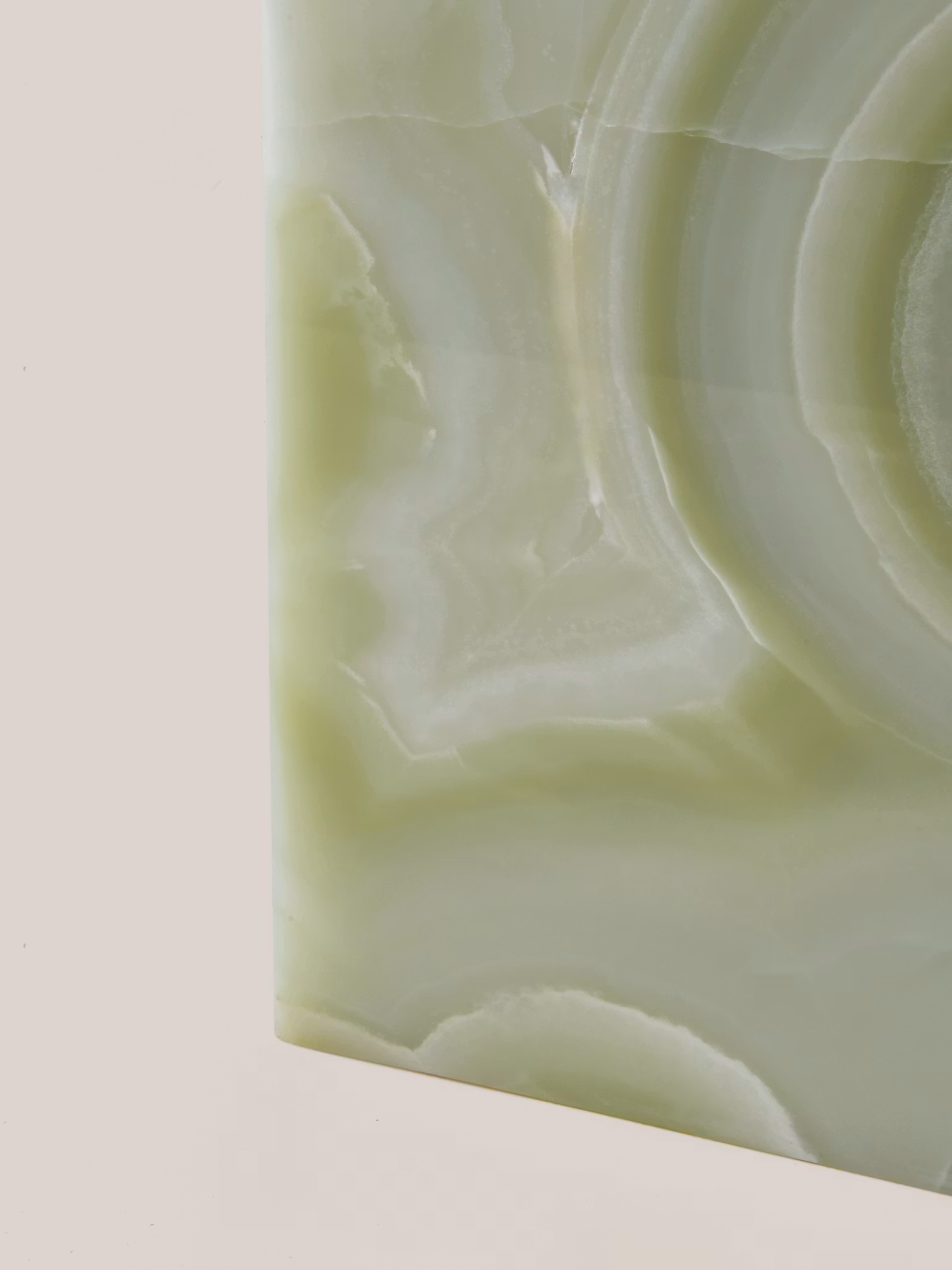 Flair Cube Light Green Onyx