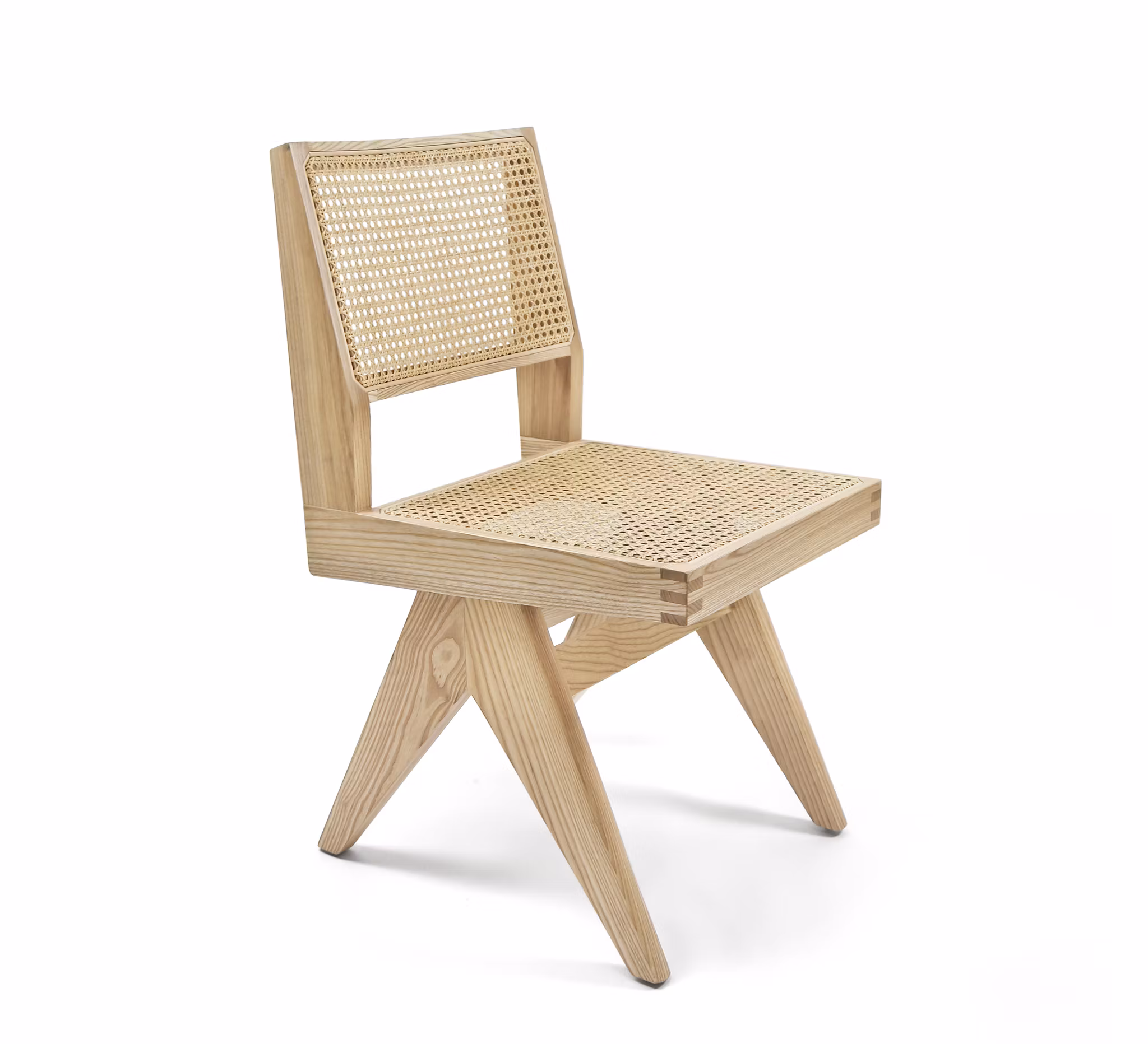 Armless Dining Chair Natrual