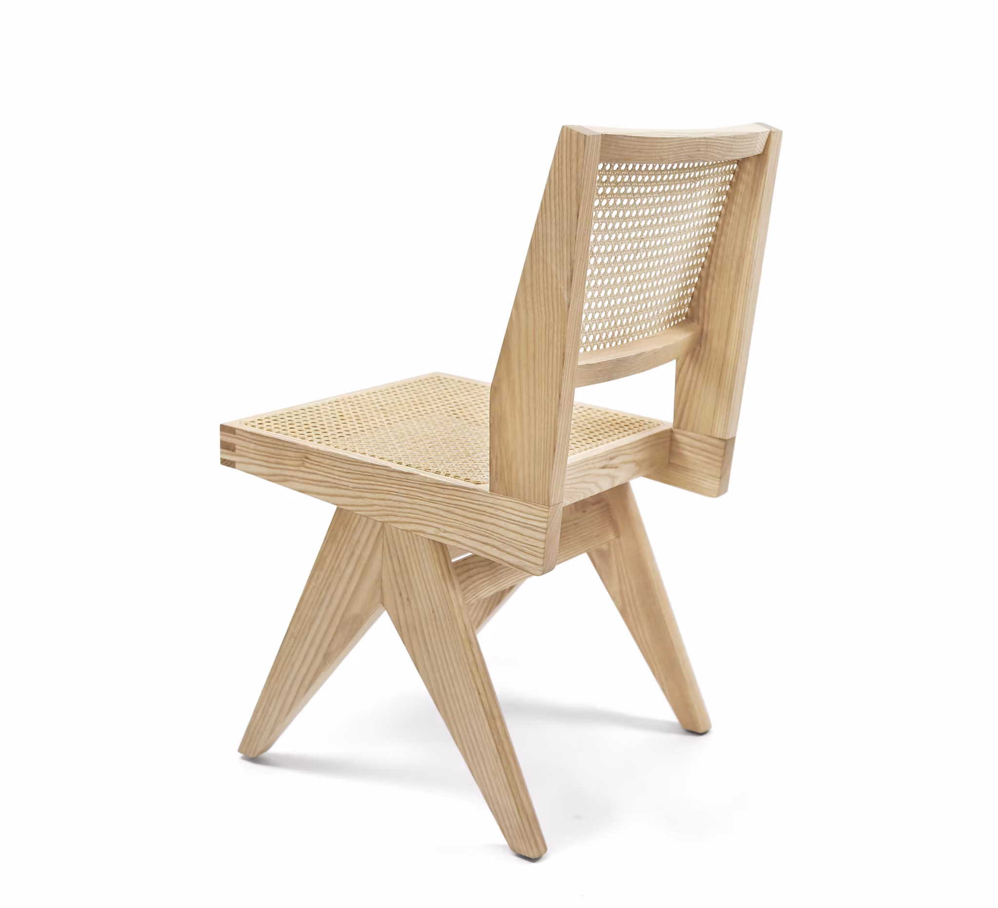 Armless Dining Chair Natrual