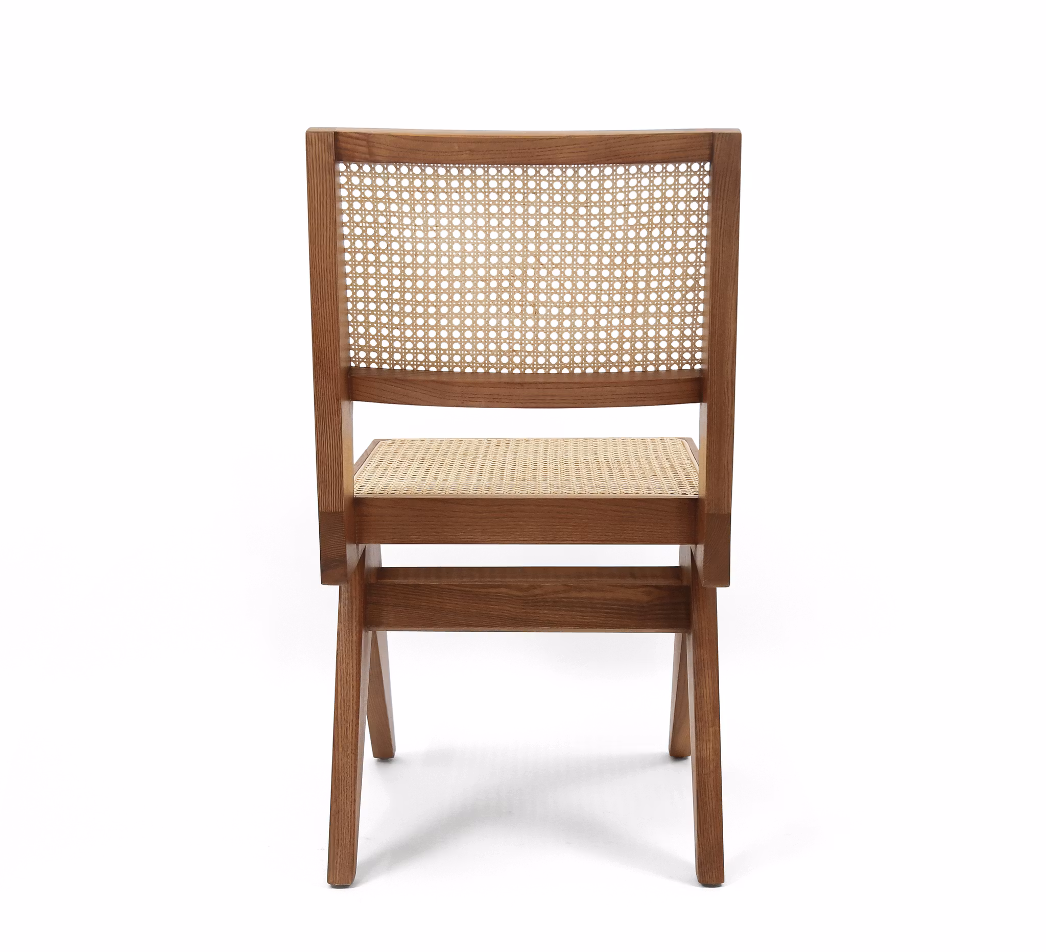 Armless Dining Chair Brown
