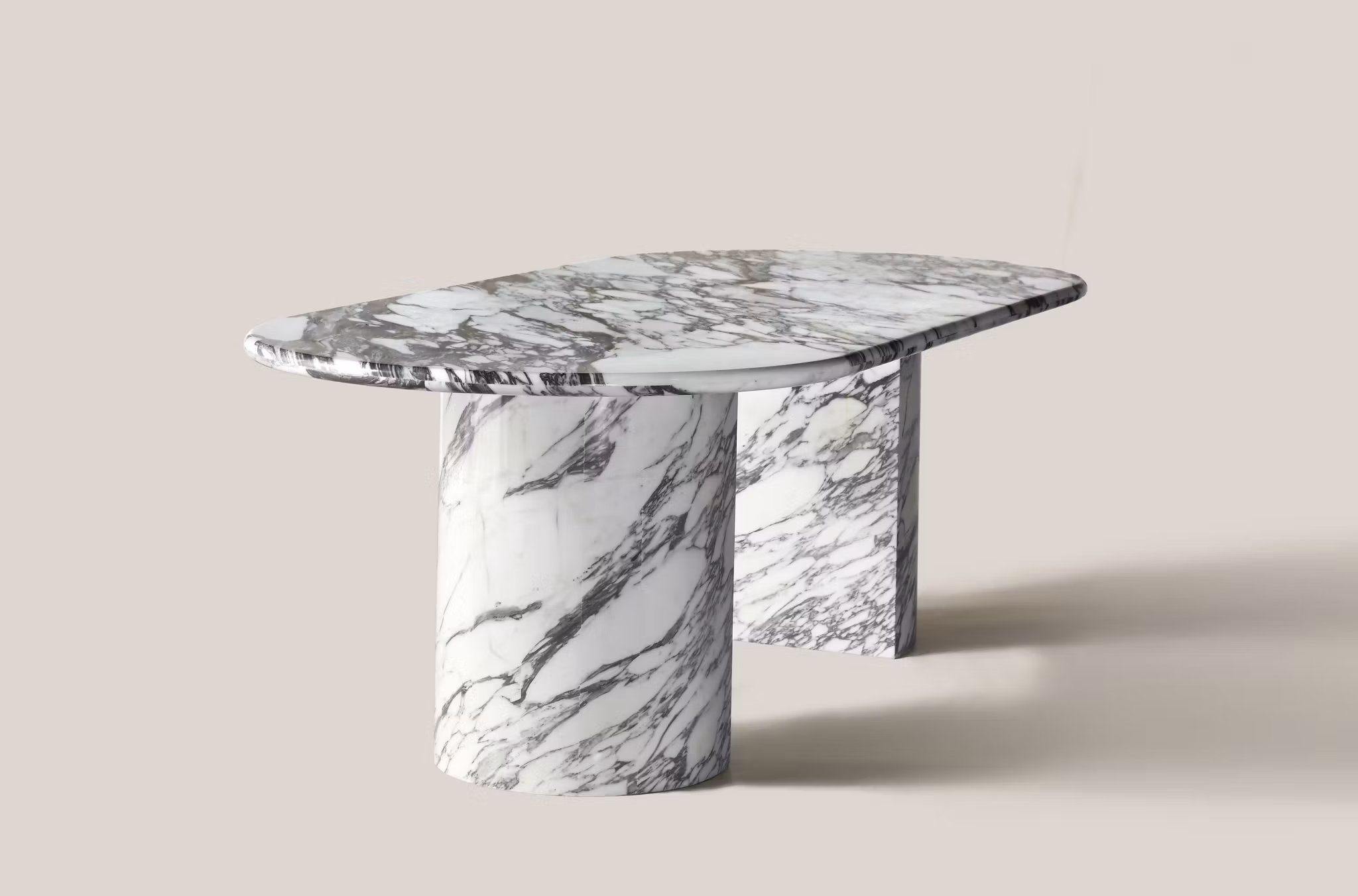 Kelly dining table 240cm Arabescato