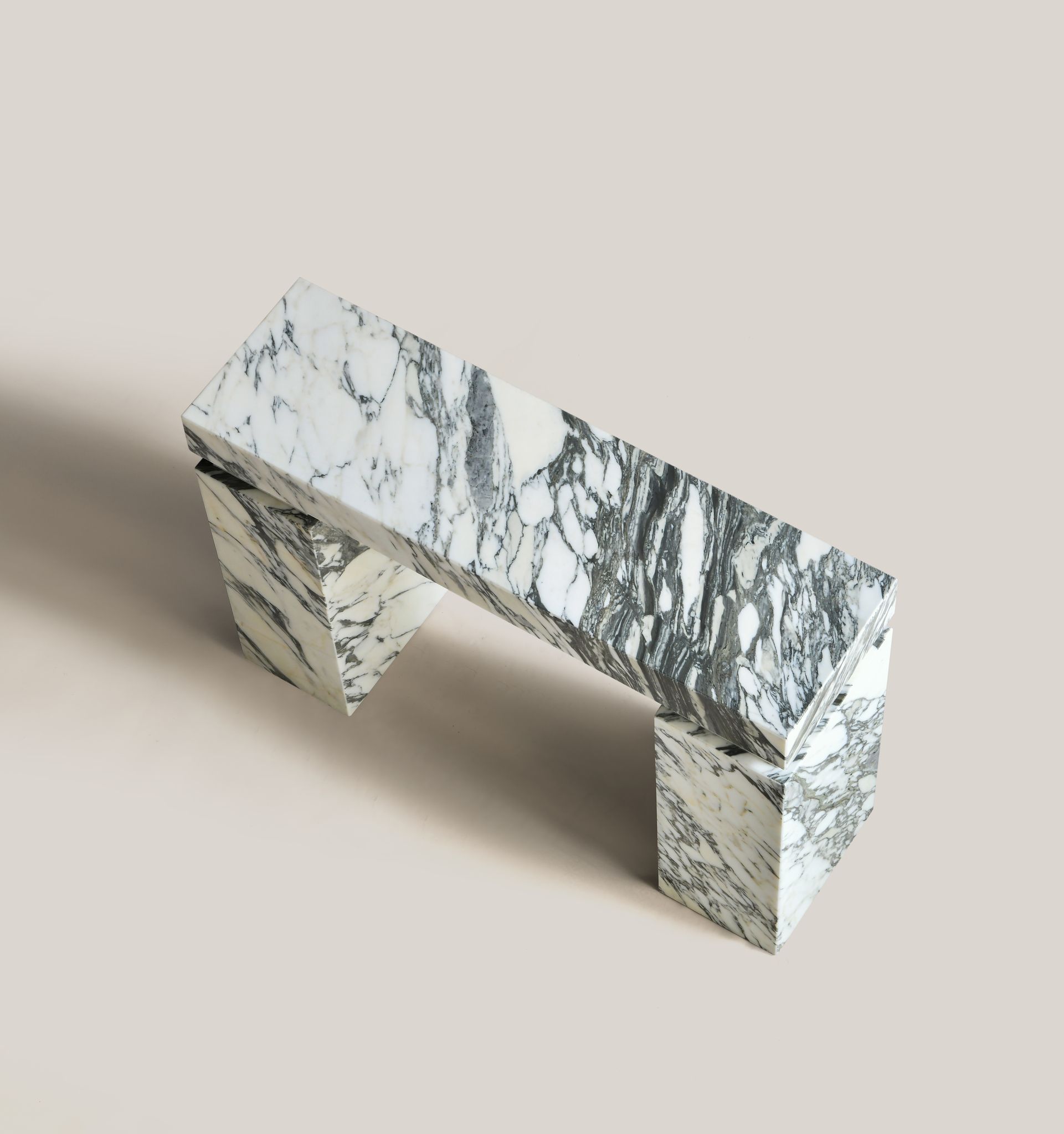 Harper Console Table 120cm Arabescato