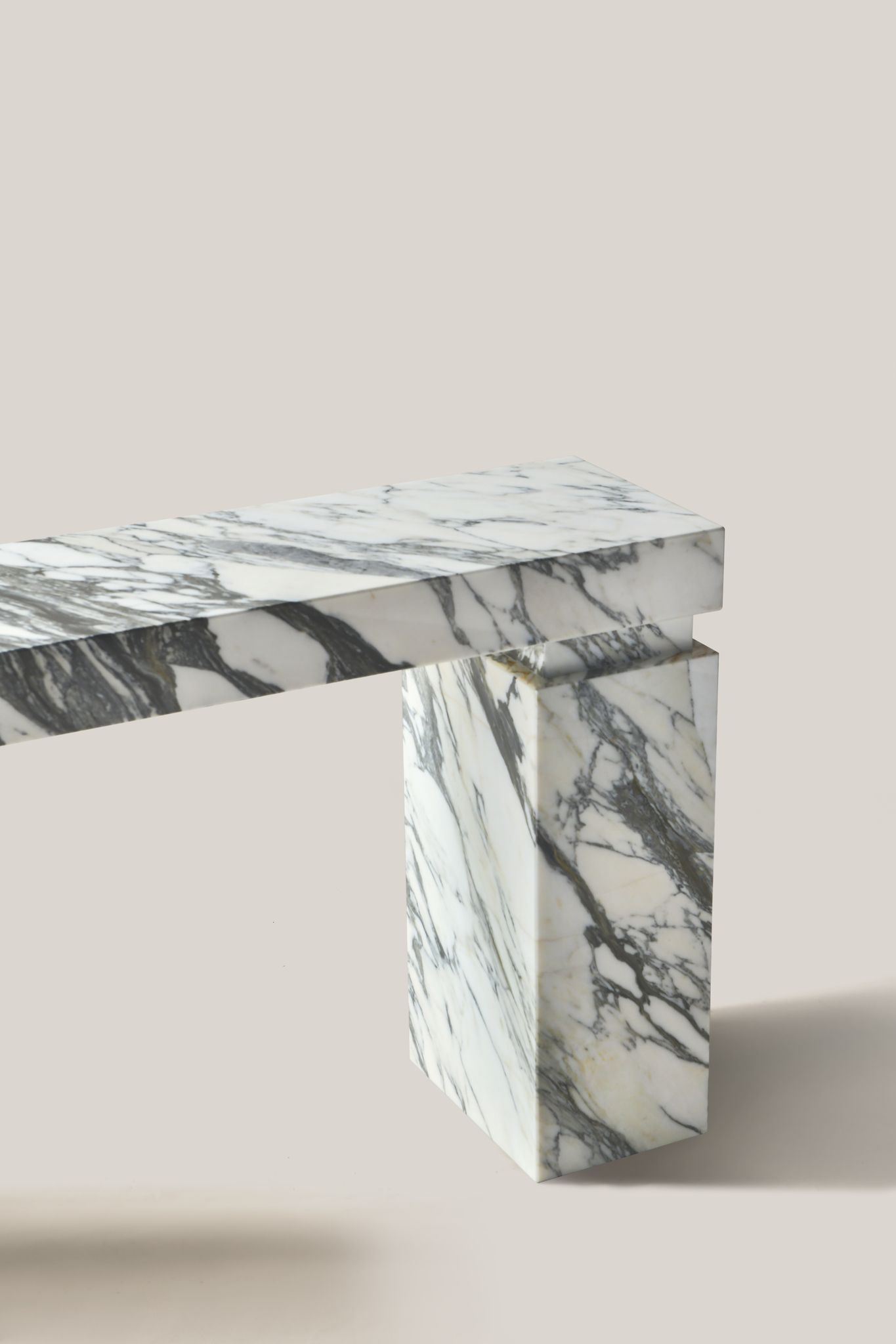 Harper Console Table 120cm Arabescato
