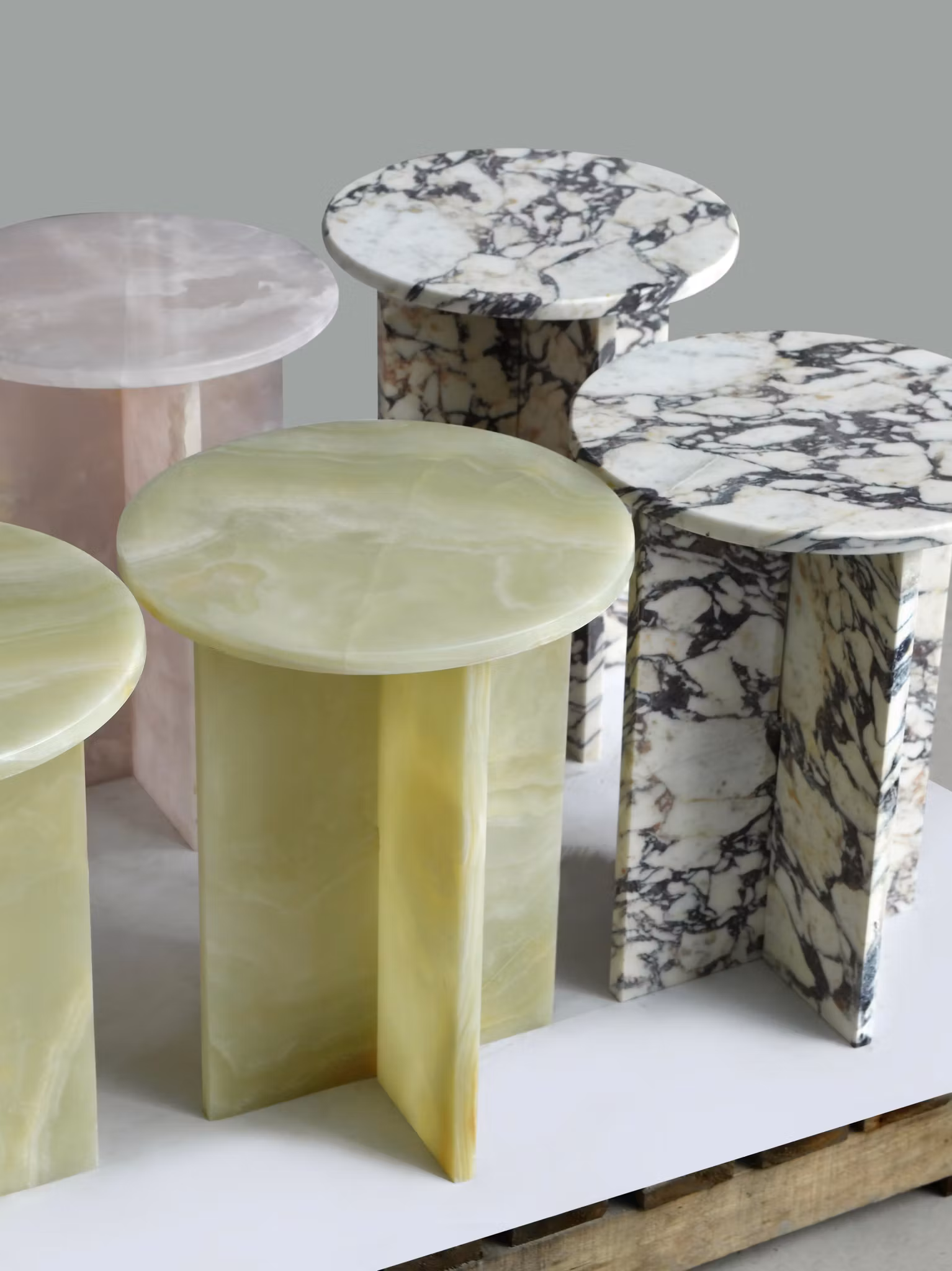COMO Side Table Green Onyx