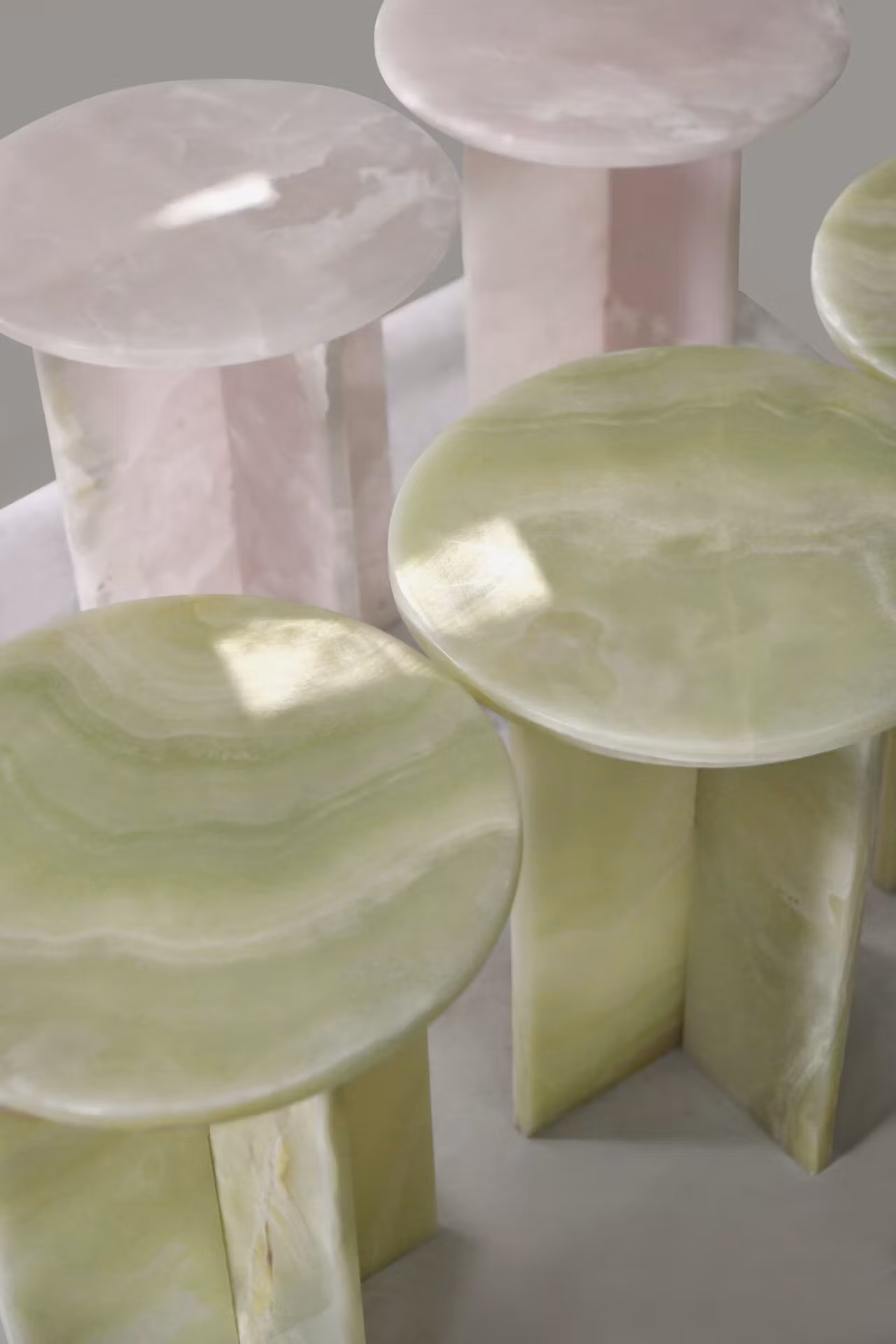 COMO Side Table Green Onyx