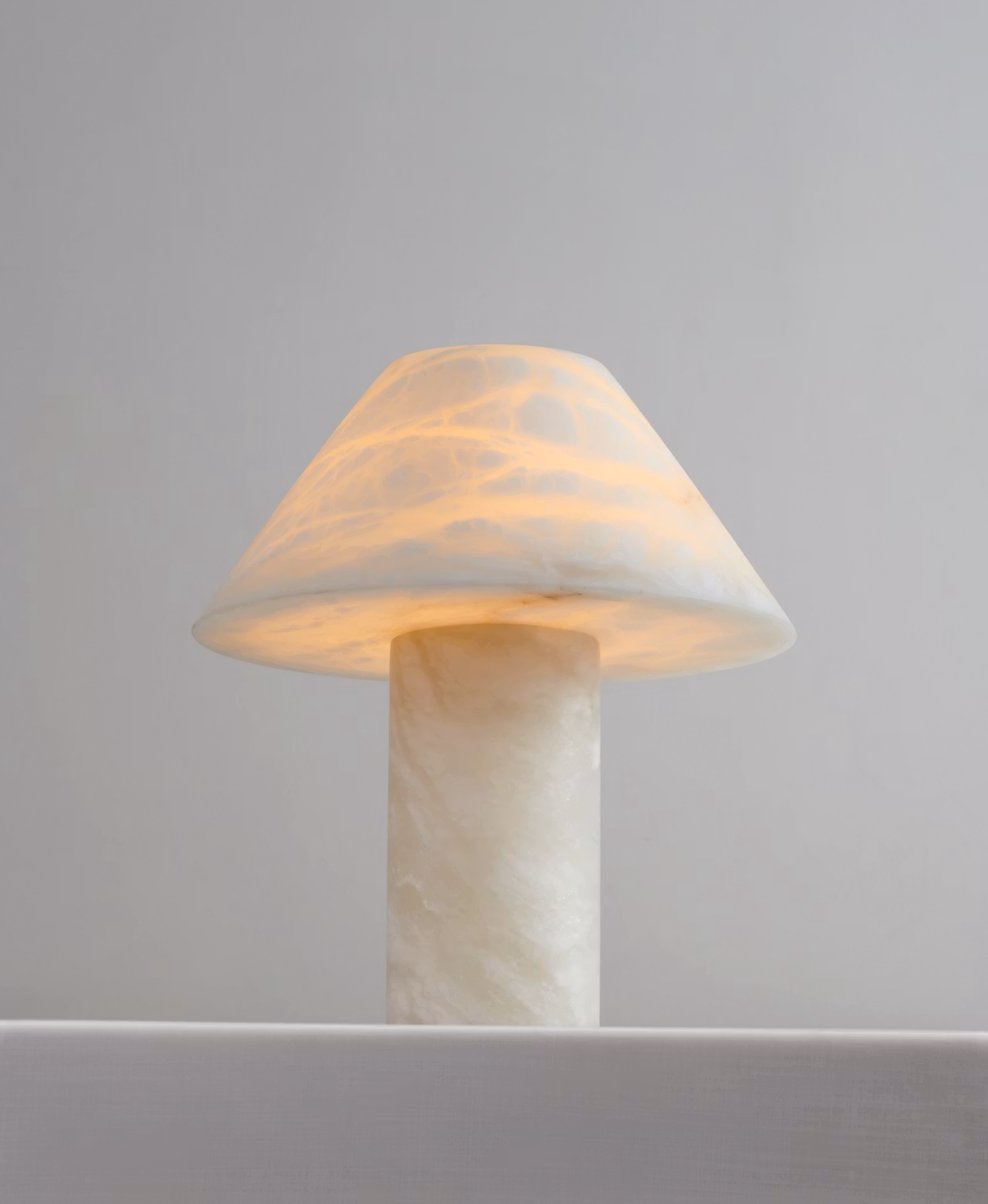 Ella Table Lamp Alabaster