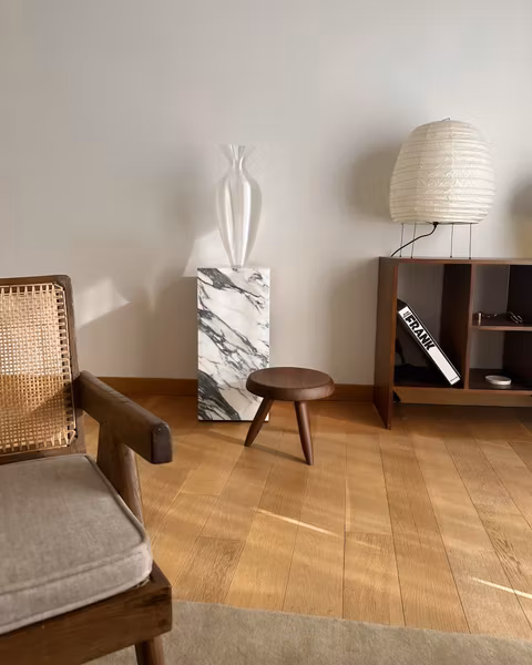 Flair Pedestal Arabescato 65cm