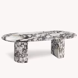 Kelly Dining Table 240cm Calacatta Viola
