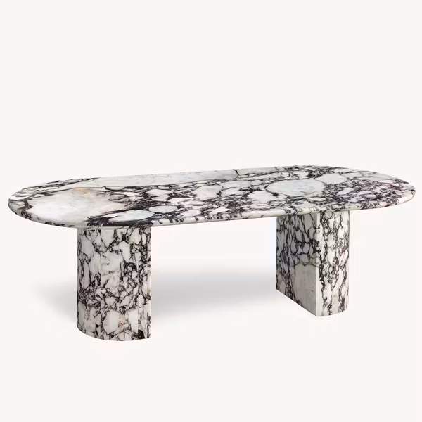 Kelly Dining Table 240cm Calacatta Viola