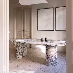 Kelly Dining Table 240cm Calacatta Viola