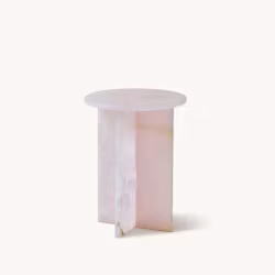 COMO Side Table Pink Onyx