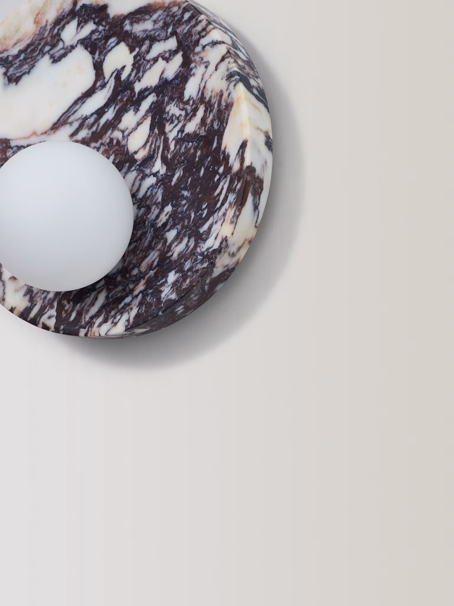 Cleo Sconce Calacatta Viola