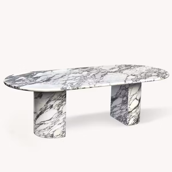 Kelly dining table 240cm Arabescato