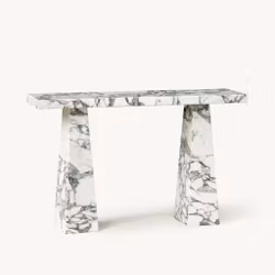 GIA Console Table Arabescato
