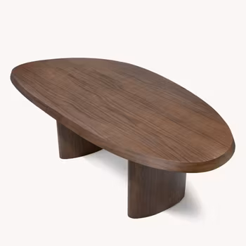 Drop dining table walnut