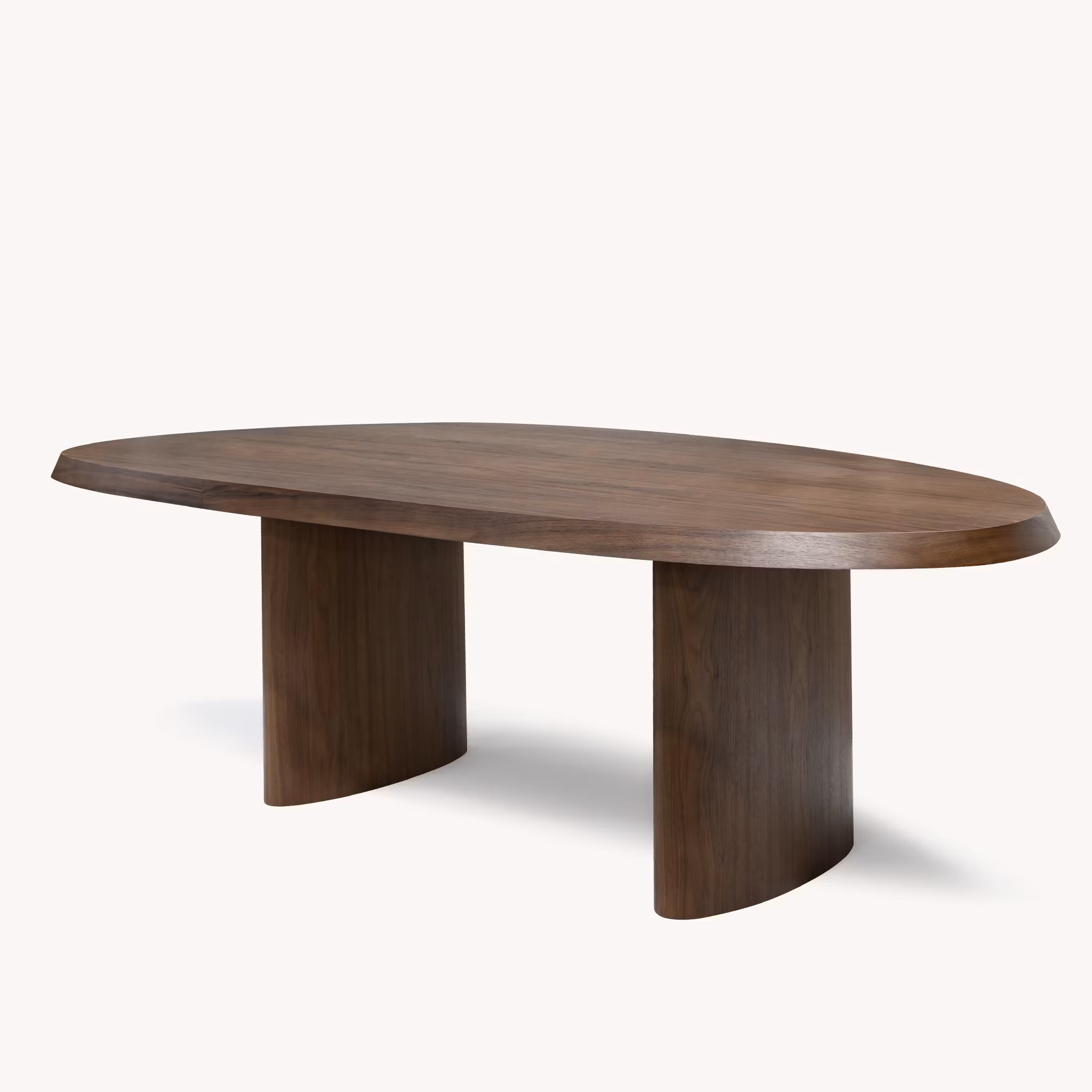 Drop dining table walnut