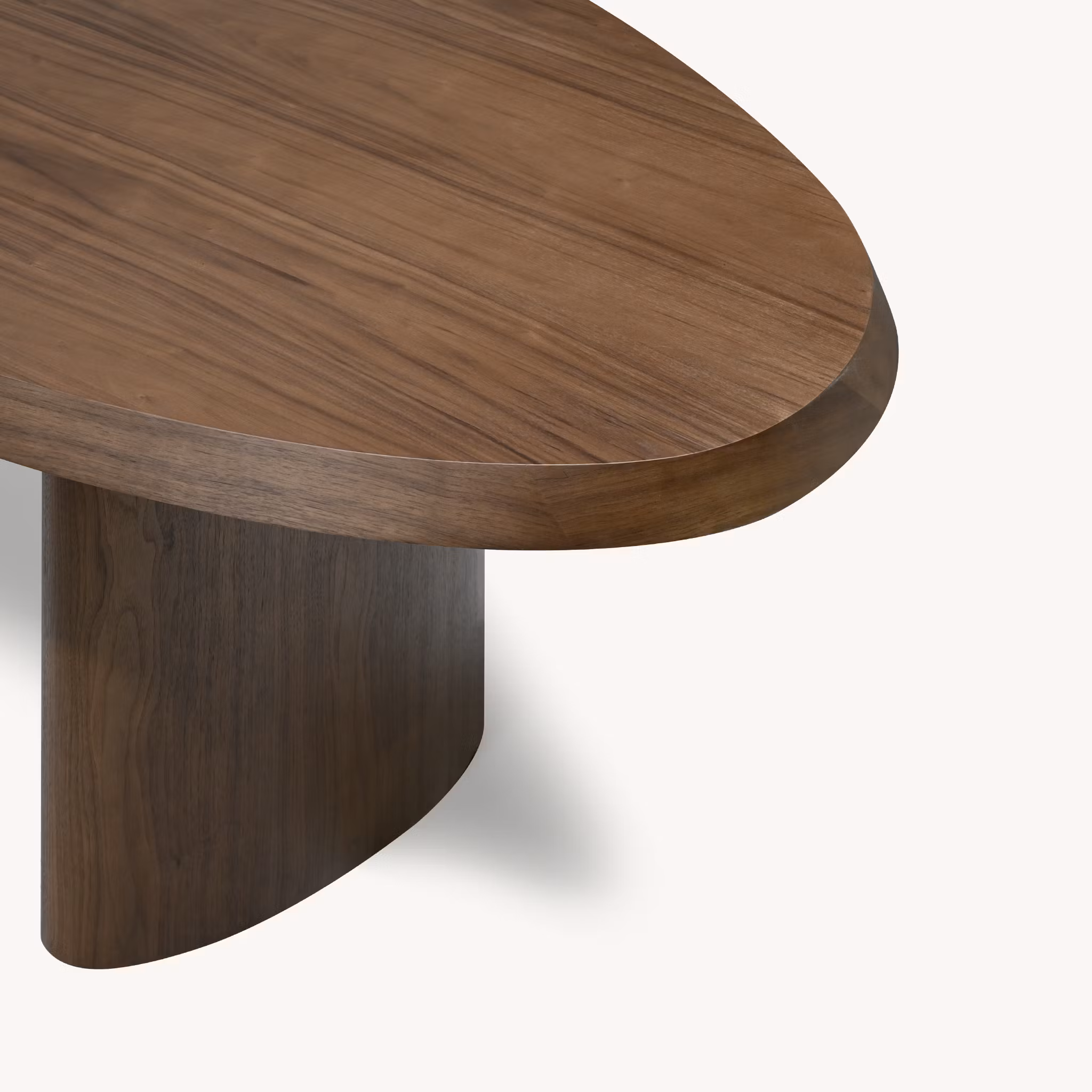 Drop dining table walnut