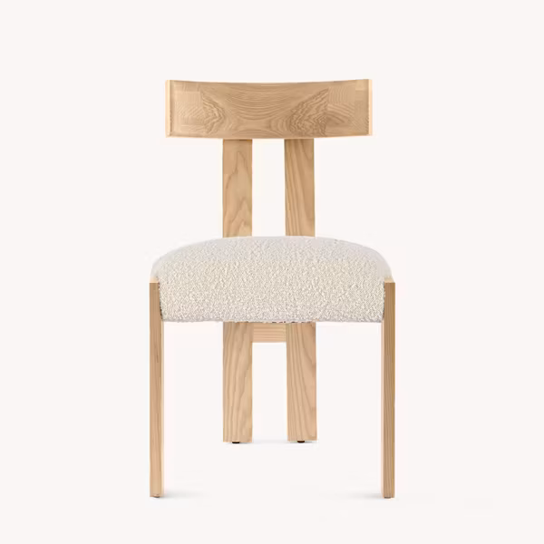 Lexi Dining Chair Natural Bouclé