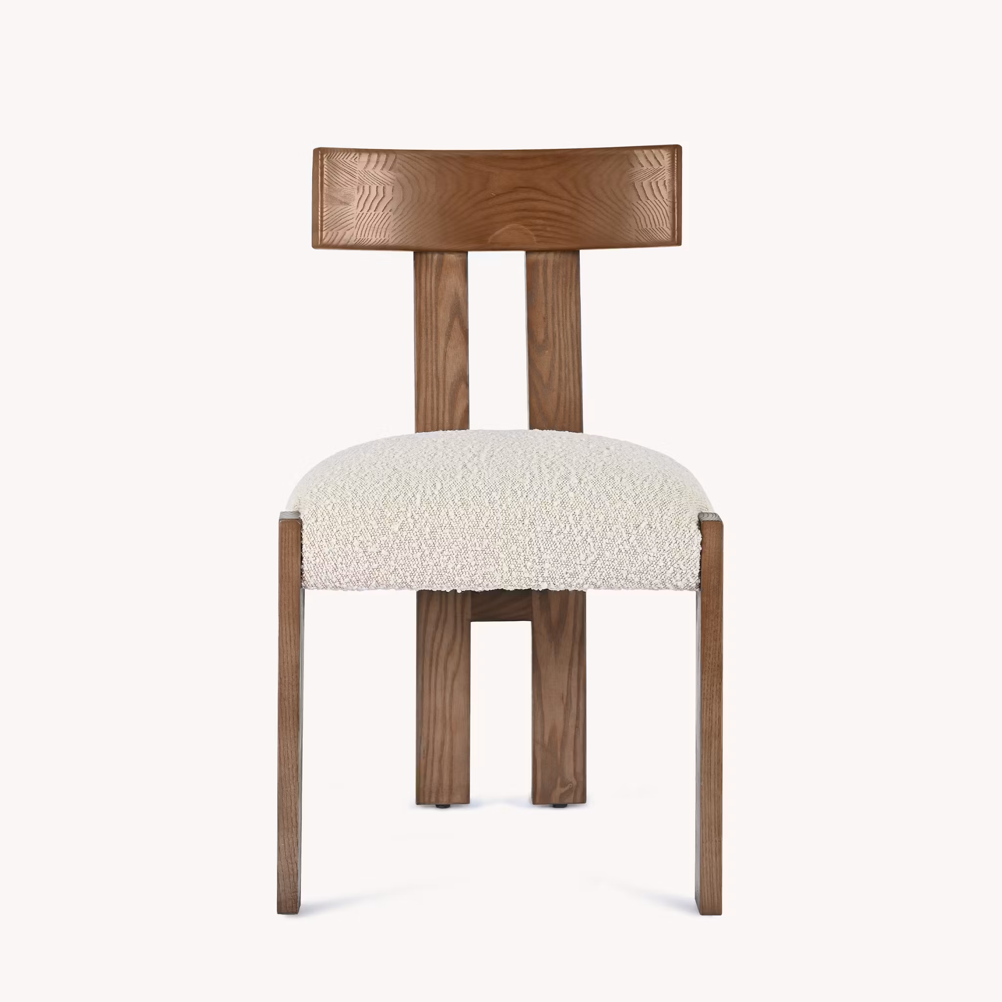 Lexi Dining Chair Brown Bouclé