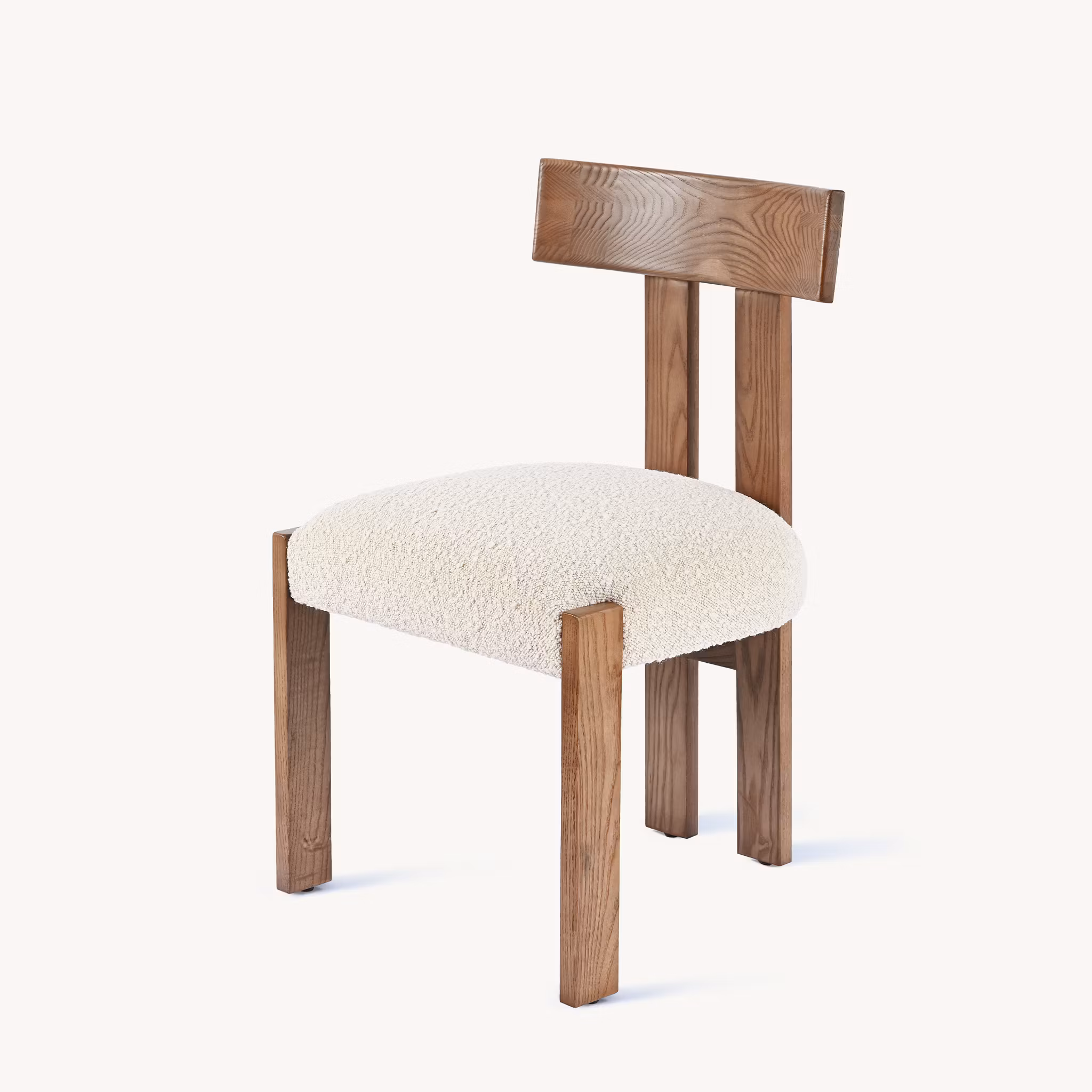 Lexi Dining Chair Brown Bouclé