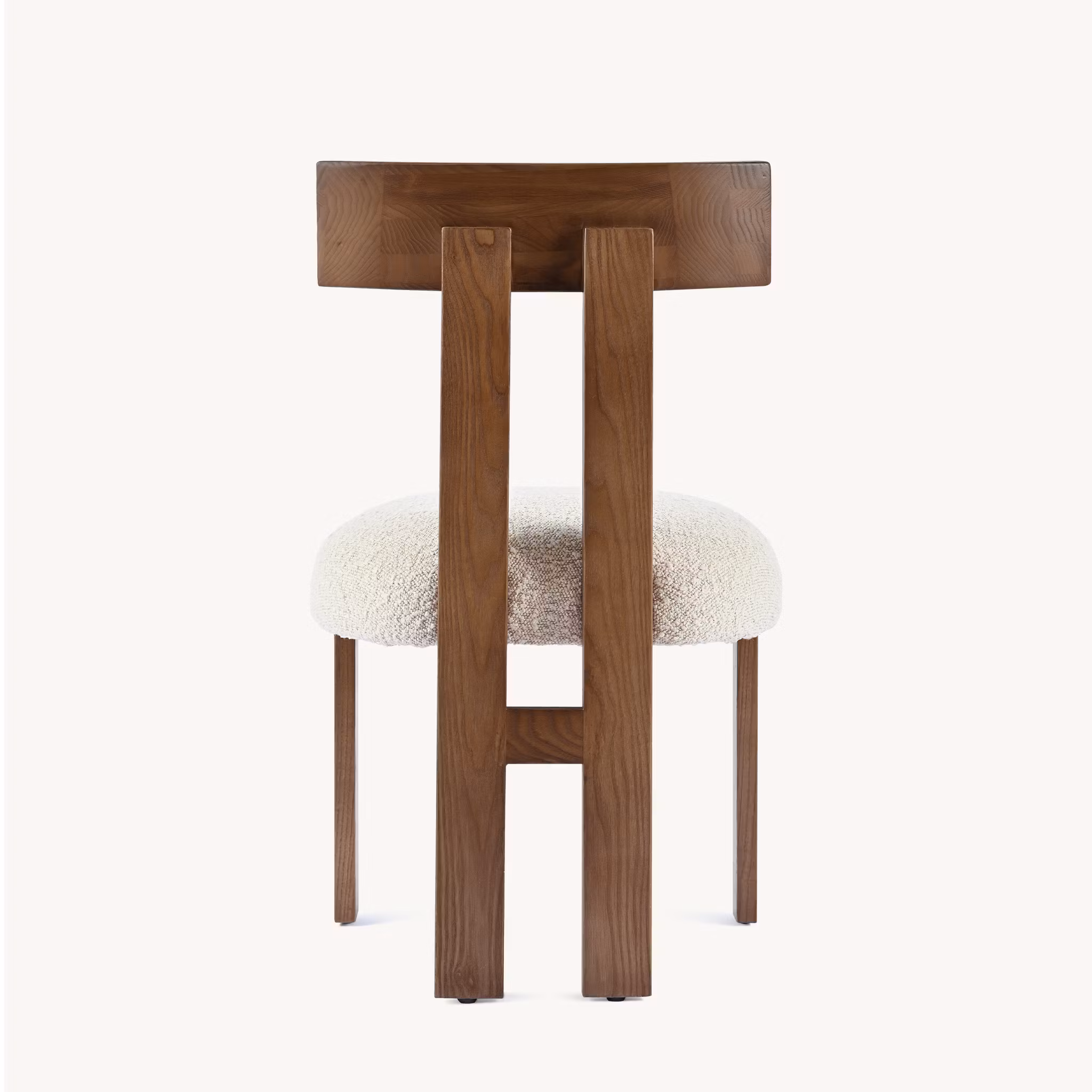 Lexi Dining Chair Brown Bouclé