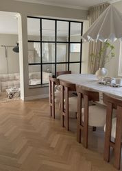Lexi Dining Chair Brown Bouclé
