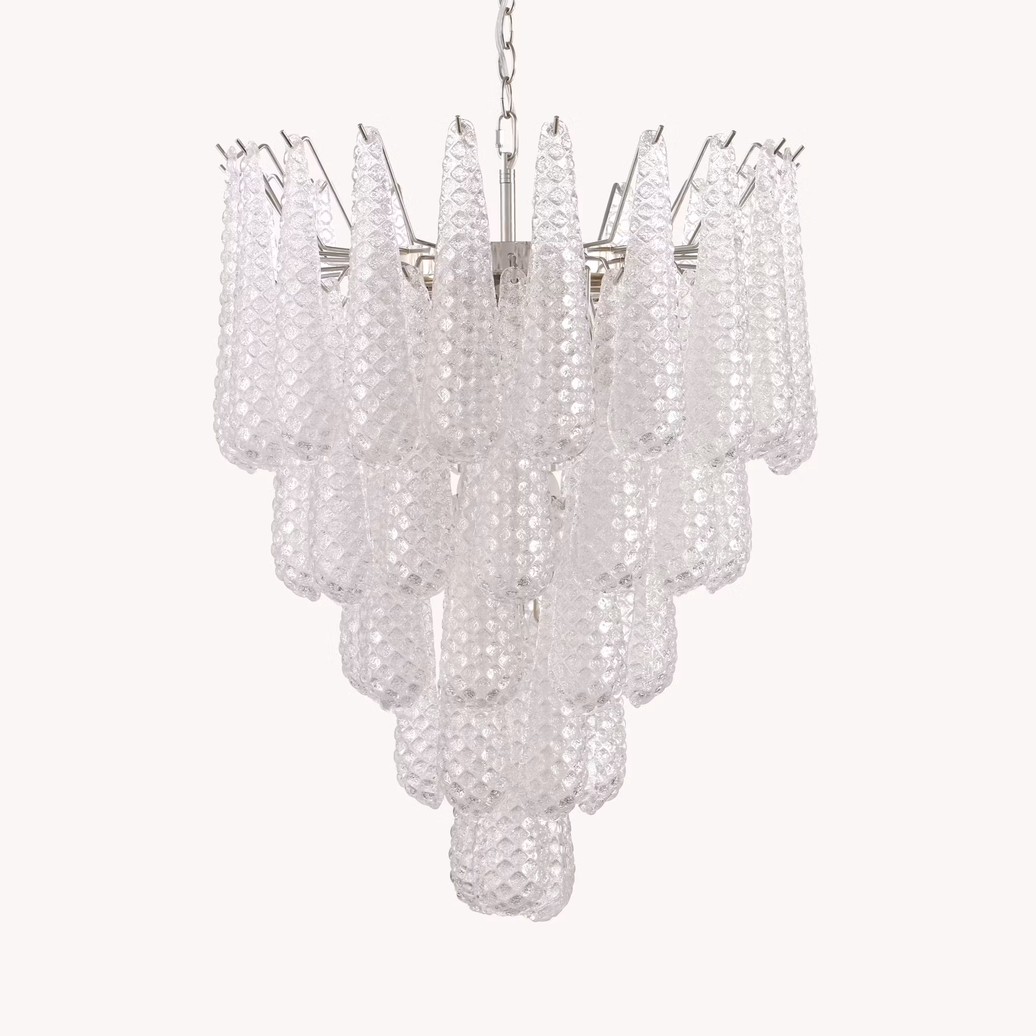 DROP chandelier handblown glass