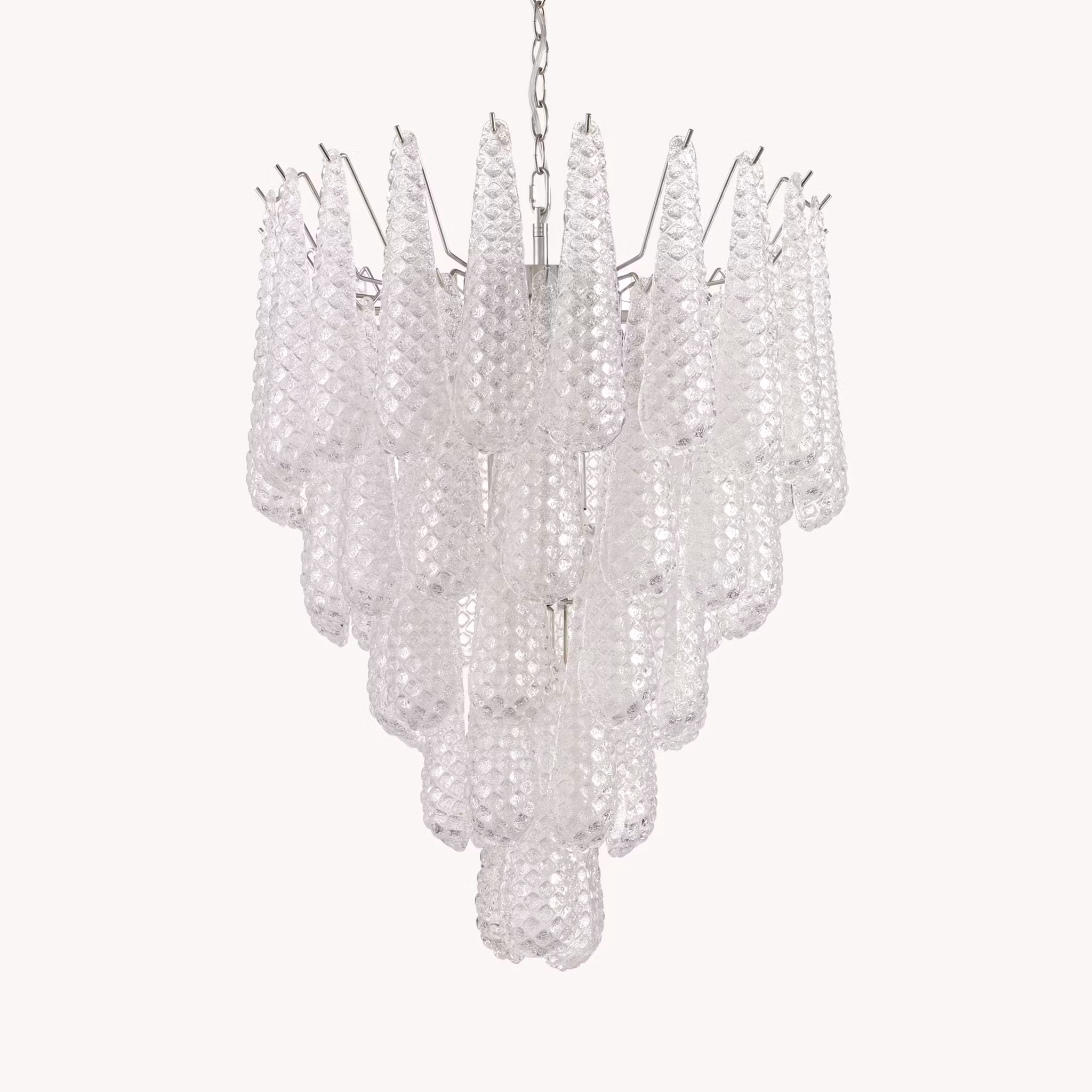 DROP chandelier handblown glass
