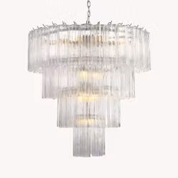 CAPRI chandelier 4 tiers handblown glass