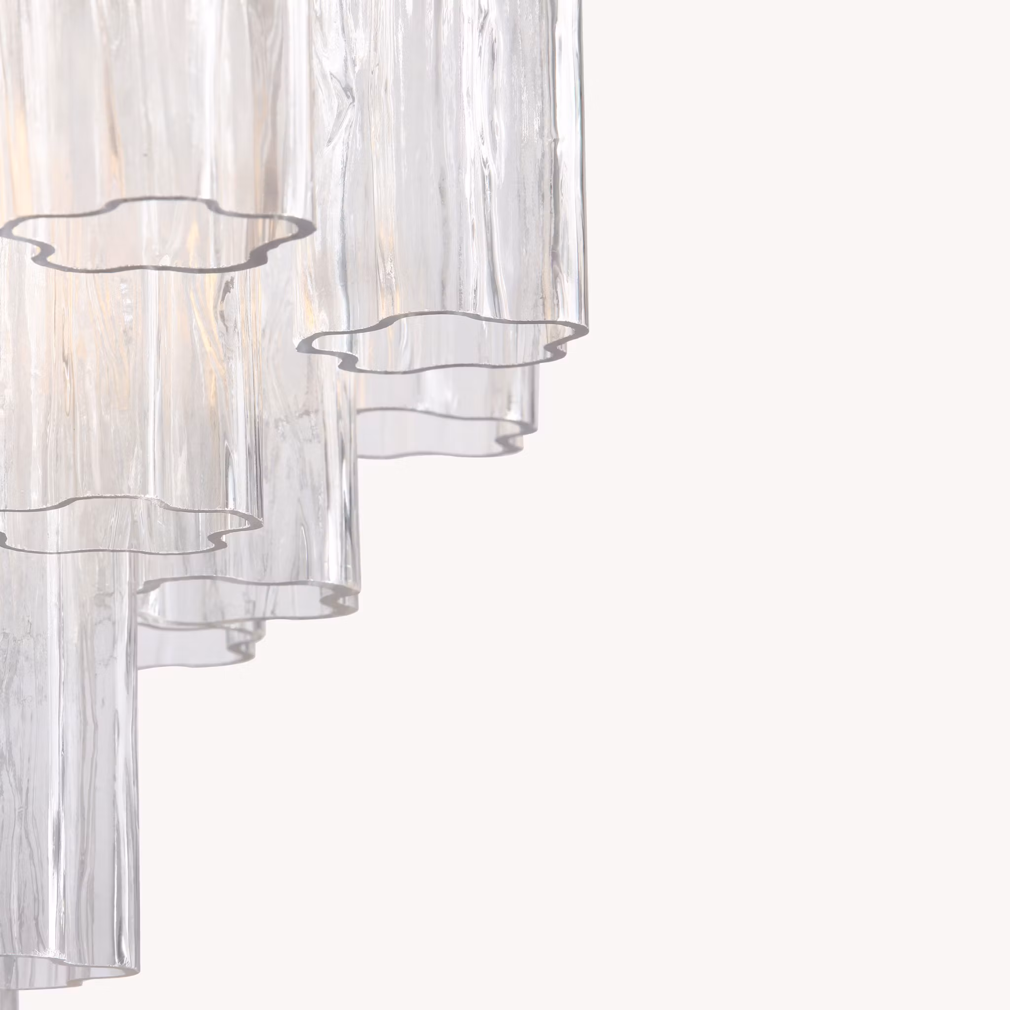 CAPRI chandelier small handblown glass