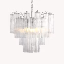 CAPRI chandelier small handblown glass
