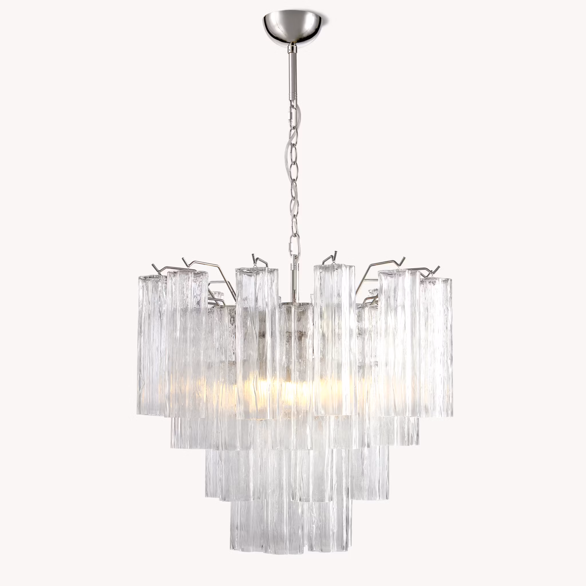 CAPRI chandelier small handblown glass