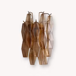 NOMA Wall Lamp amber handblown glass