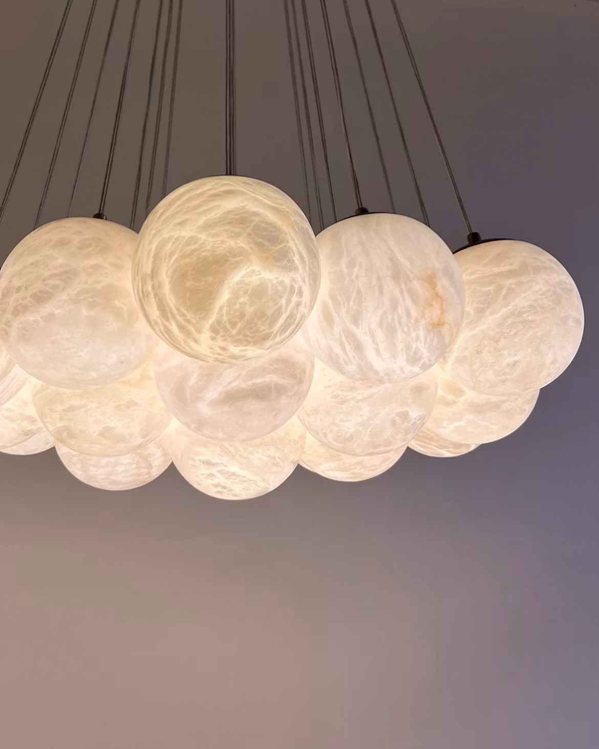 ASPEN 19 chandelier alabaster