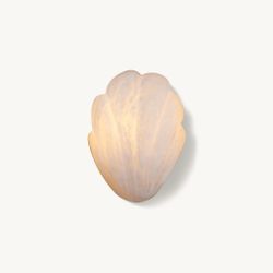 Shell Sconce Alabaster