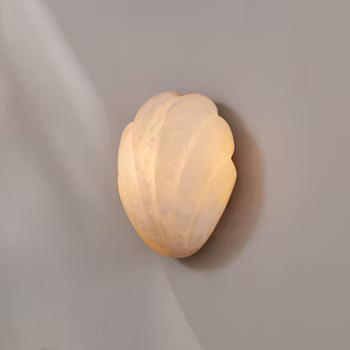 Shell Sconce Alabaster