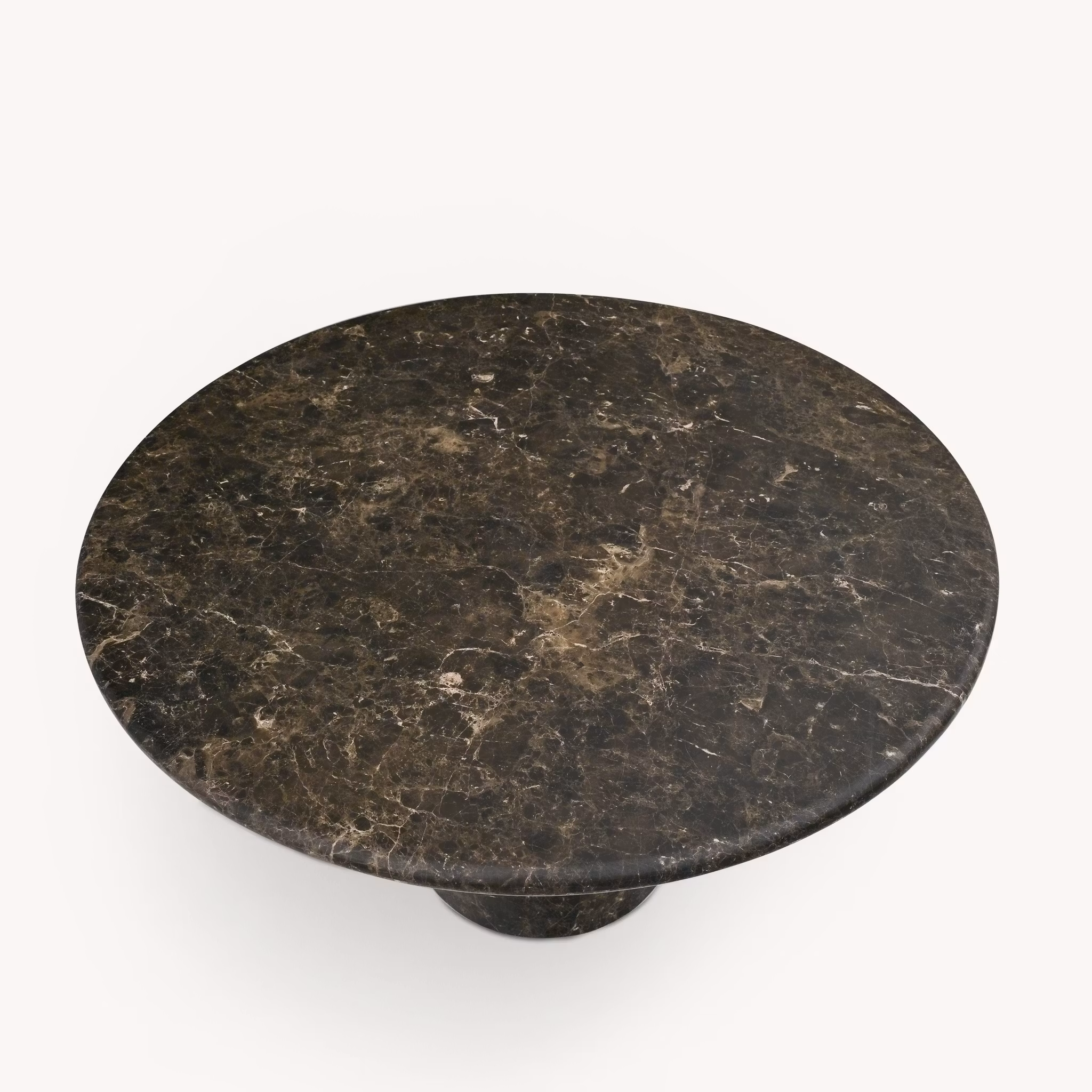 Vera dining table round Dark Emperador