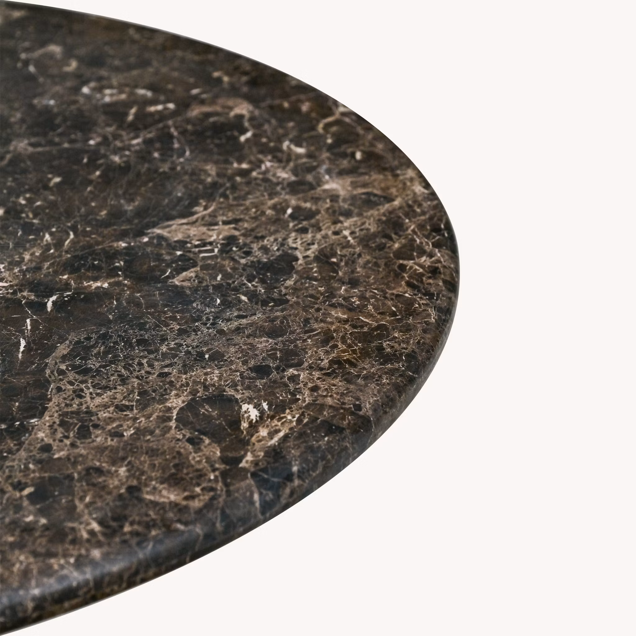 Vera dining table round Dark Emperador
