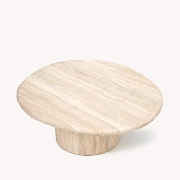 Agnes Coffee Table Large Italian travertine
