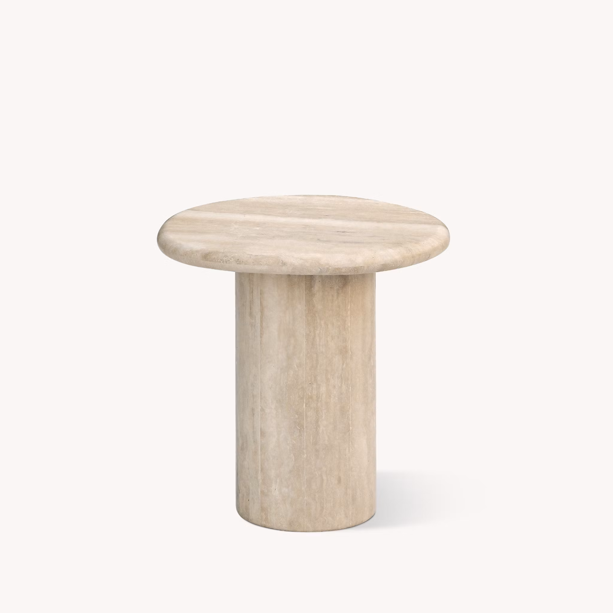 Agnes Side Table Italian travertine