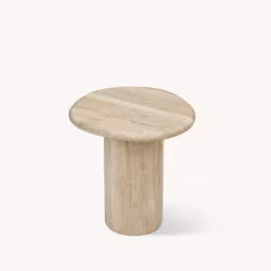 Agnes Side Table Italian travertine
