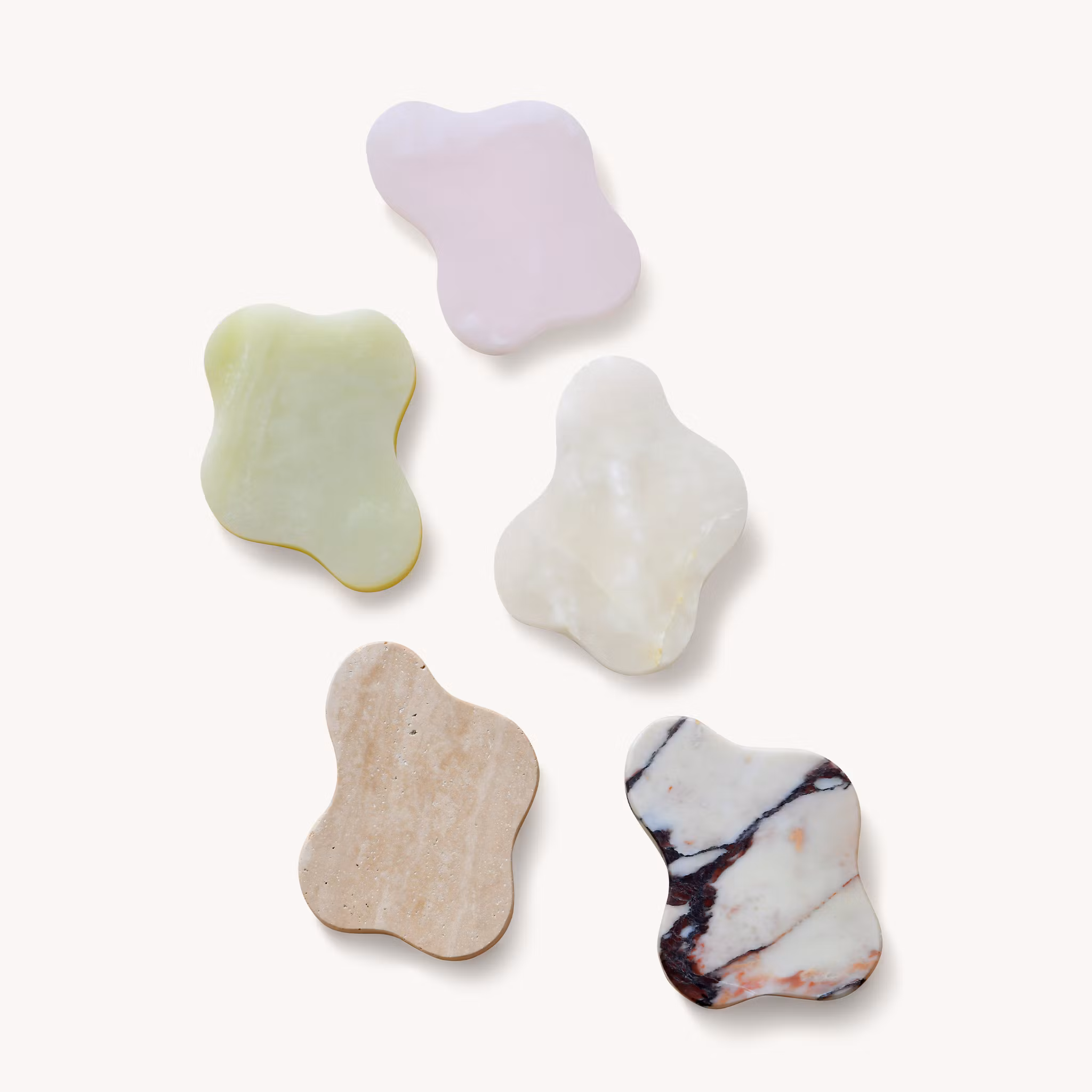 Cloud coasters, set of 4 pieces