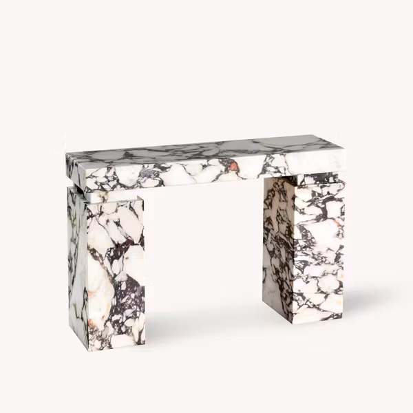Harper Console Table 120cm Calacatta Viola