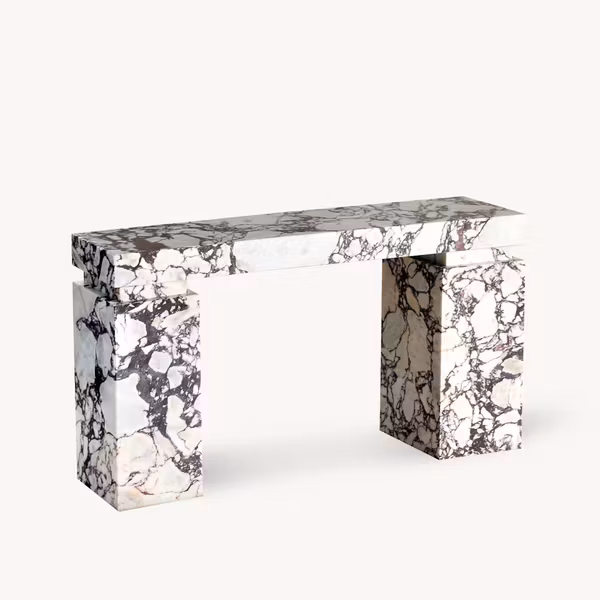 Harper Console Table 135cm Calacatta Viola