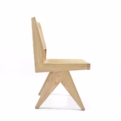 Armless Dining Chair Natrual
