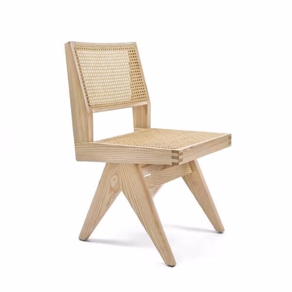 Armless Dining Chair Natrual